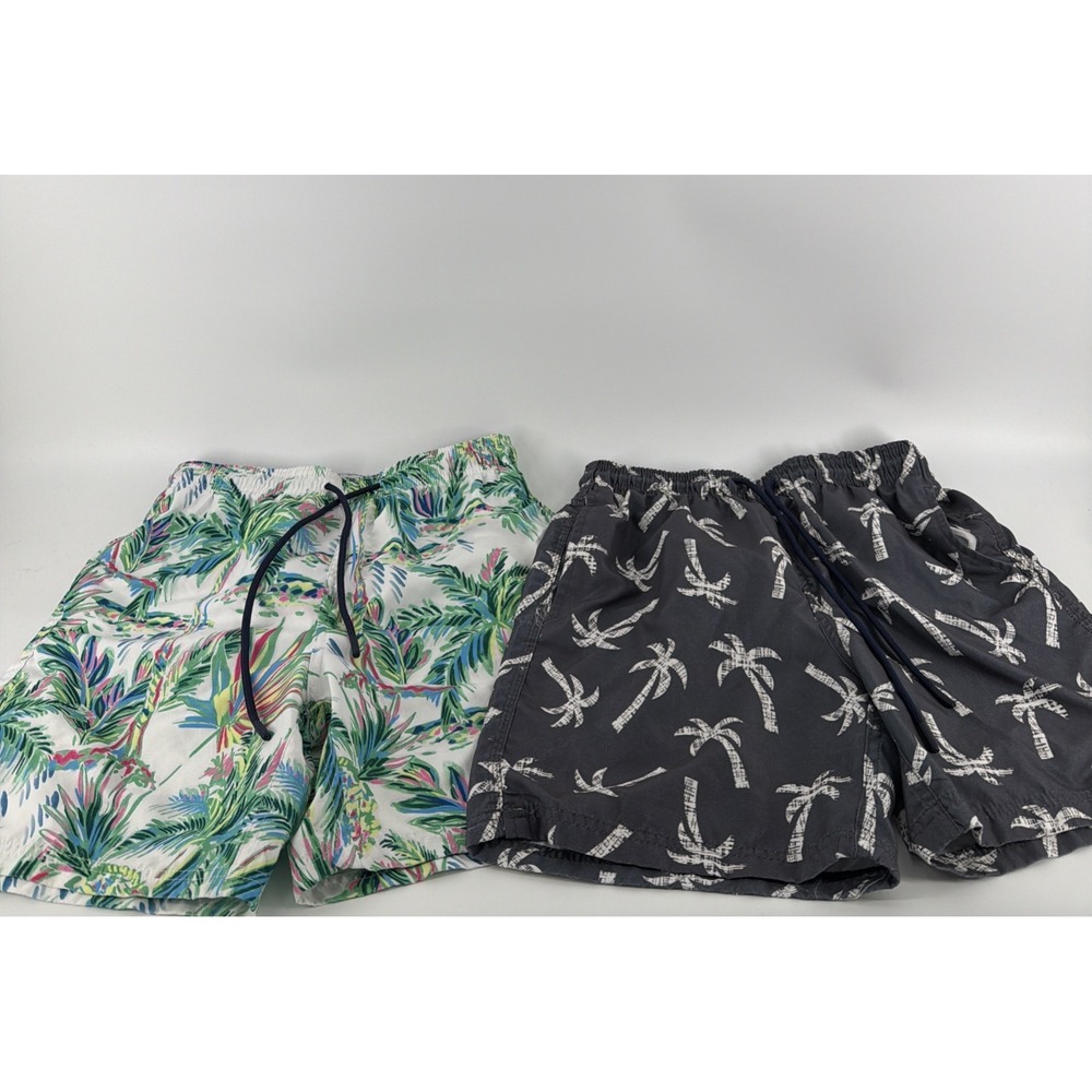 Spicy Tuna Swim Trunks Boys Mens Size Small Lined Set of 2